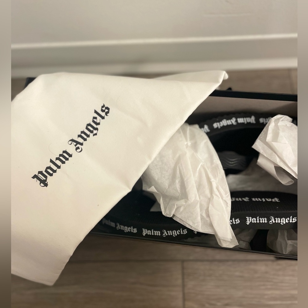 Palm angels sandals kitten heels